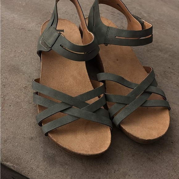 Kork-Ease Shoes - Kork-Ease Green Strappy Sandals